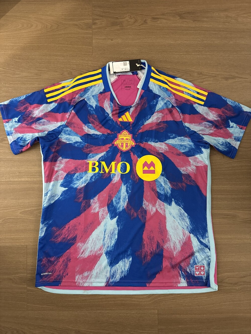 BNWT Adidas Toronto FC 2023 Football Soccer Third Pink Jersey Men XXL Energy Kit